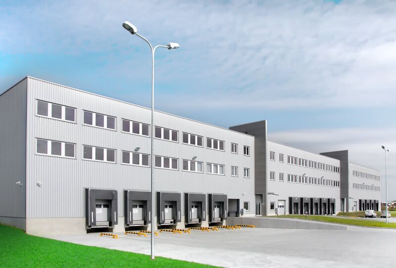 Gewerbe außenansicht